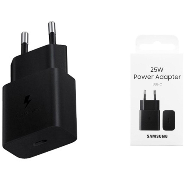 Alimentatore per Samsung 25W (Blister - Type C - Nero)
