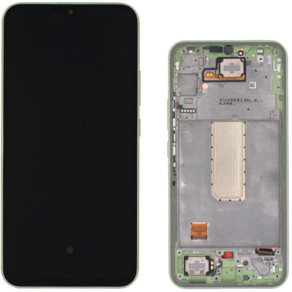 Display Service Pack Samsung A346B (Light Green - Con frame)