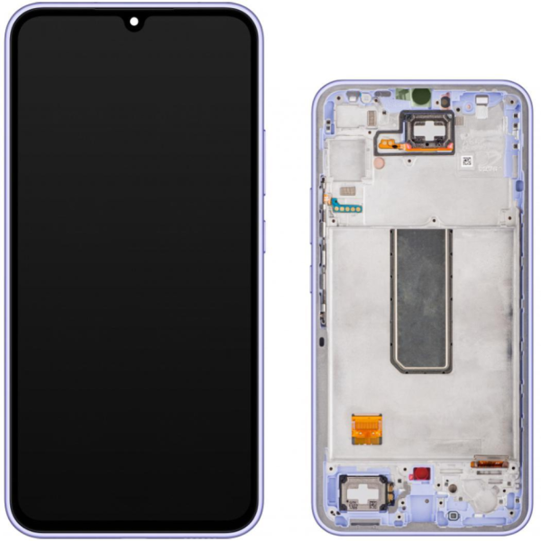 Display Service Pack Samsung A346B (Light Violet - Con frame)