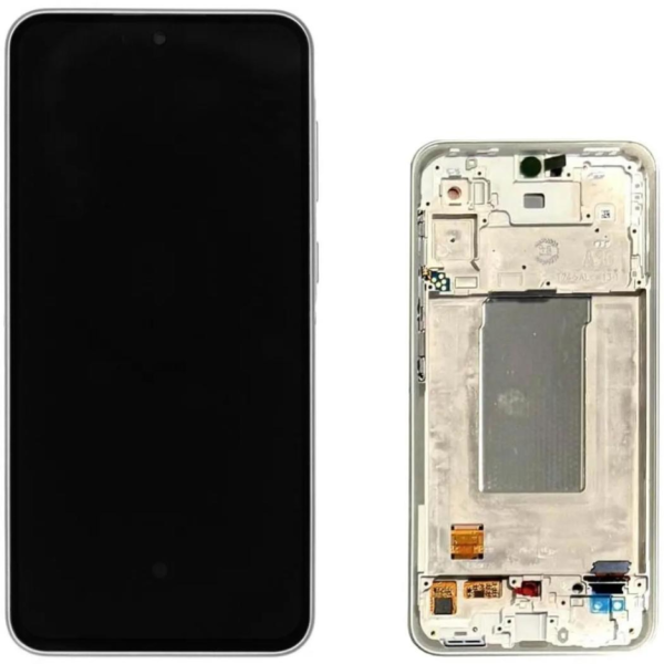 Display Service Pack Samsung A366B (Lime Green - Con frame)
