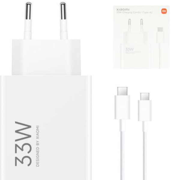 Alimentatore per Xiaomi 33W (Blister - Type-C - Bianco)