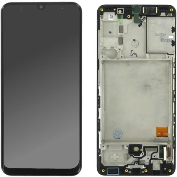 Display Service Pack Samsung A415F (Black - Con frame)