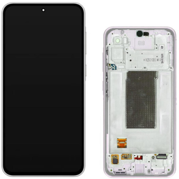 Display Service Pack Samsung A366B (Lavander - Con frame)