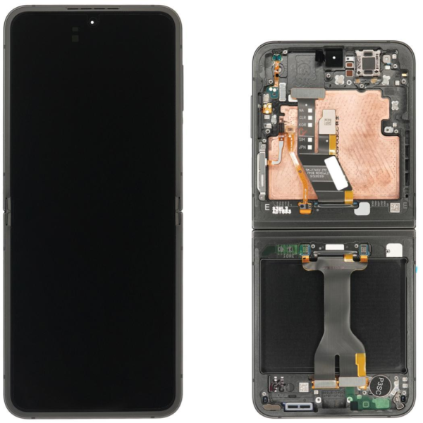 Display Service Pack Samsung F741B (Black - Con frame - Inner)