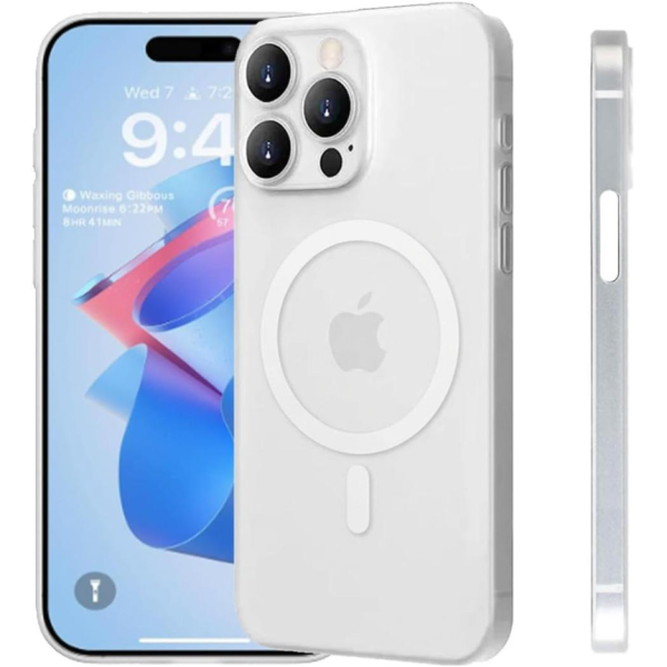 Custodia TPU Slim iPhone 16 Pro (Trasparente - MagSafe)