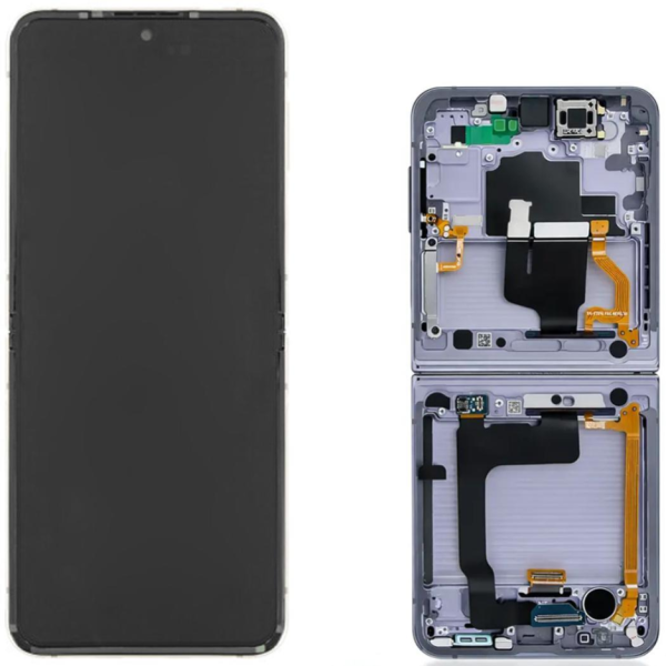Display Service Pack Samsung F721B (Bora Purple - Con frame - Inner)