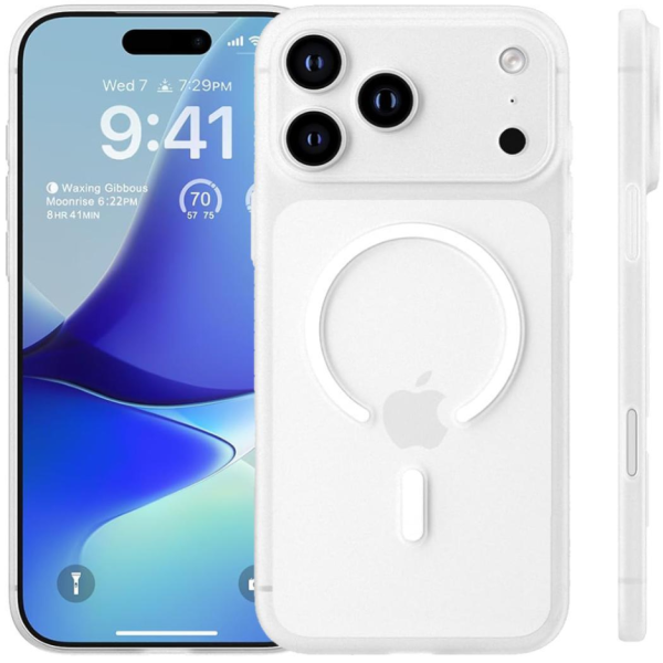 Custodia TPU Slim iPhone 17 Pro (Trasparente - MagSafe)