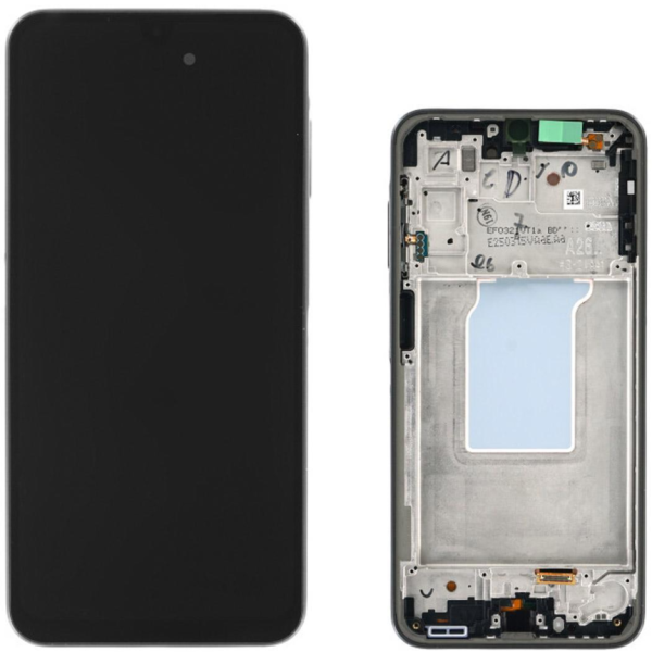 Display Service Pack Samsung A266B (Black - Con frame)