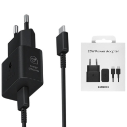Kit Alimentatore 25W + Cavo dati (Blister - Type C/Type C - Nero)
