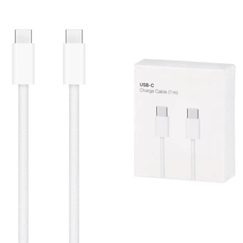 Cavo dati telato compatibile (Blister - Type-C/Type-C) Cavo dati telato compatibile (Blister - Type-C/Type-C)