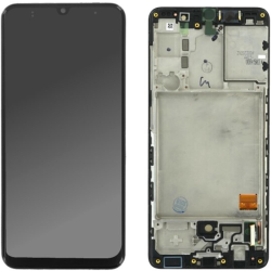 Display Service Pack Samsung A415F (Black - Con frame)