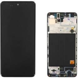 Display Service Pack Samsung A515F (Black - Con frame)