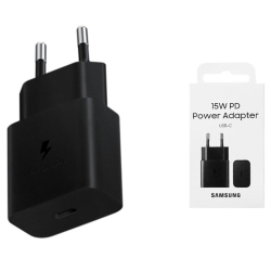 Alimentatore per Samsung 15W (Blister - Type C - Nero)