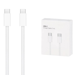 Cavo dati telato compatibile (Blister - Type-C/Type-C)