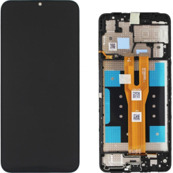 Display Service Pack Samsung A065F (Black - Con frame)