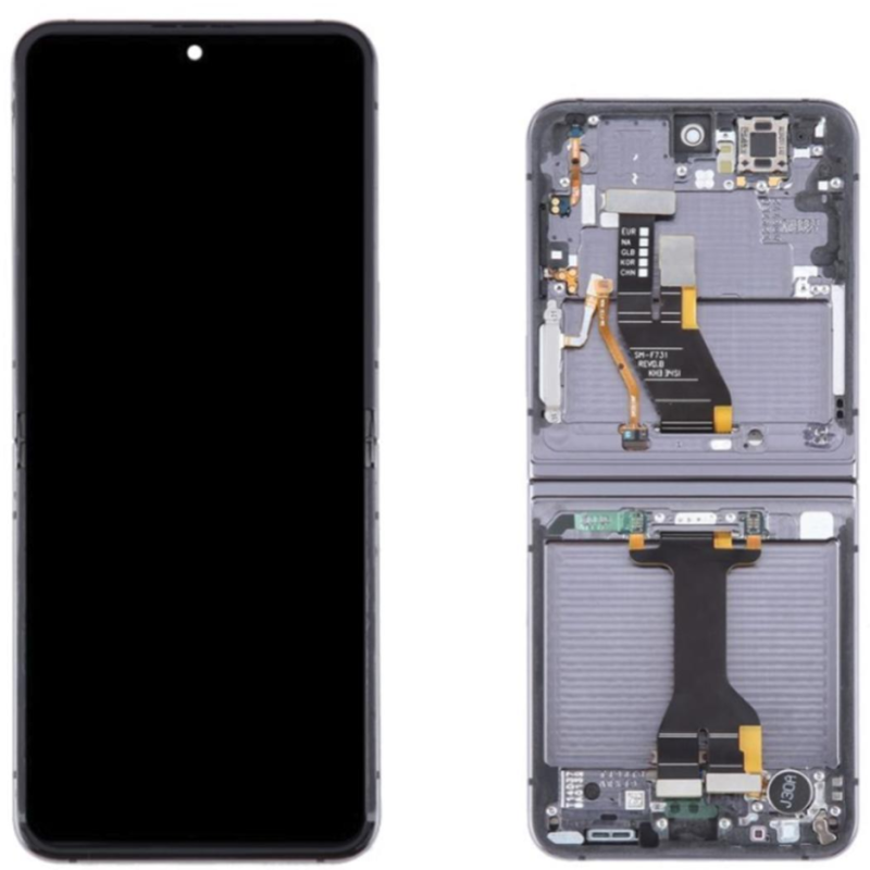 Display Service Pack Samsung F731B (Graphite - Con frame)