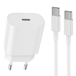 Kit compatibile Alimentatore 25W + Cavo dati (Blister - Type-C/Type-C 