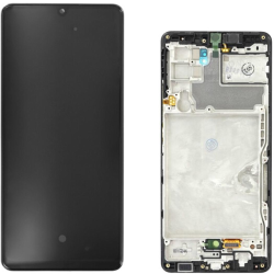 Display Service Pack Samsung A426F (Black - Con frame)