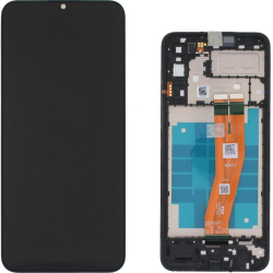 Display Service Pack Samsung A042F (Black - Con frame)