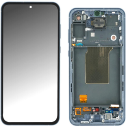 Display Service Pack Samsung A556B (Black Navy - Con frame - Assembled