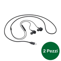 Auricolari per Samsung AKG Multipack 2 (Bulk - Type C - Nero)