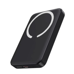 Powerbank magnetico Pd Qc Wireless (10000 mAh - Nero)